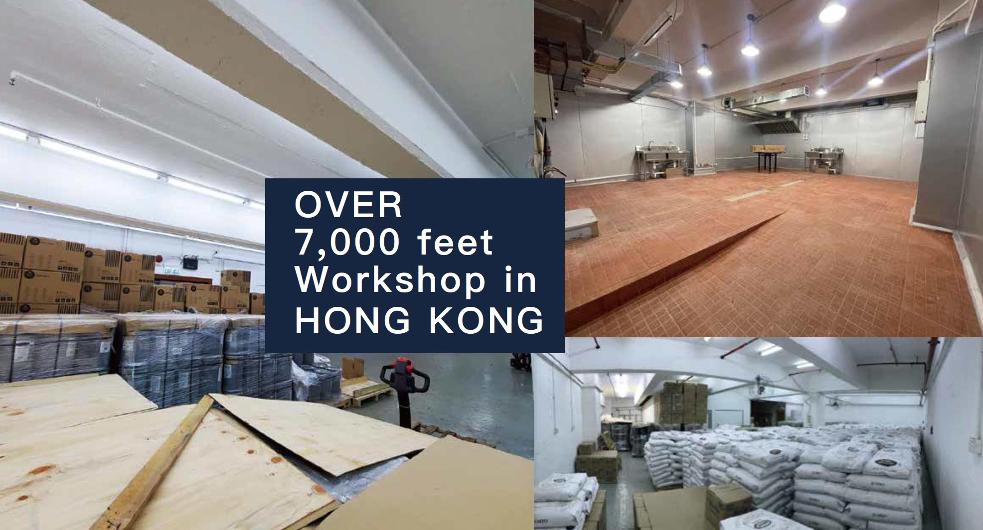 Over 7,000 feet Workshop in HONG KONG